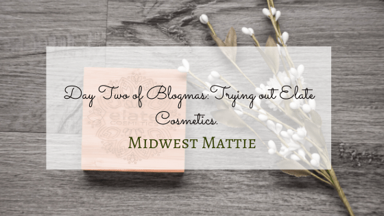 Day Two of Blogmas: Trying out Elate&nbsp;Cosmetics.