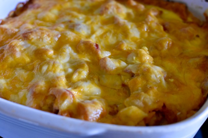 Cheesy Breakfast Bake.