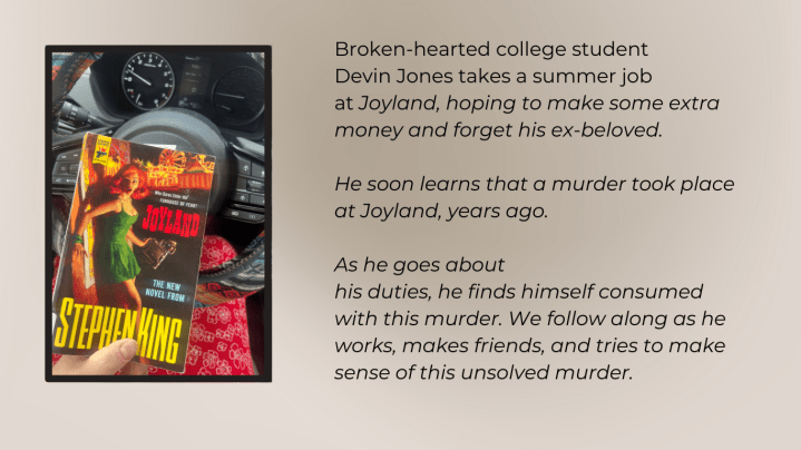 Joyland by Stephen King Book&nbsp;Review